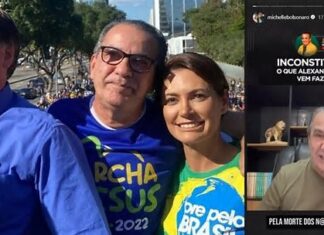 Michelle usa Malafaia contra Moraes ao defender matança no Rio e retoma fake do boné CPX