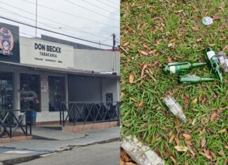 Tabacaria Don Beckx, no bairro Dom Pedro, é alvo de reclamações por barulho e lixo deixado por frequentadores