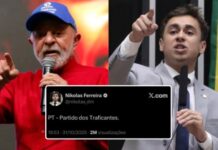 Justiça determina que X retire do ar publicação de Nikolas Ferreira que liga PT a traficantes