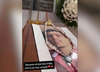 Velório de ‘Gringo’, liderança do Comando Vermelho morta no Rio, reúne familiares e amigos em Manaus