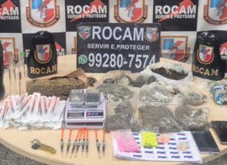 Ação no Tarumã apreende skunk, haxixe e grande quantidade de comprimidos após denúncia anônima