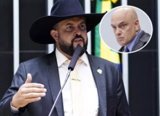 Bolsonarista Zé Trovão ataca Moraes e chama o ministro de “ditador”