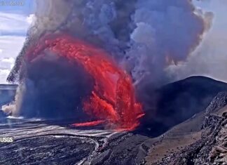 Erupção do Kilauea destrói câmera de monitoramento no Havaí
