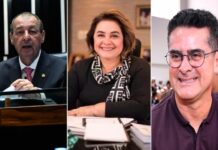 Pesquisa aponta vantagem de Aziz pelo governo do AM, avanço de Maria do Carmo e alta rejeição de David Almeida