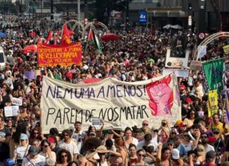 Protestos contra feminicídio mobilizam cidades em todo o país neste domingo