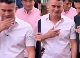 VÍDEO: Prefeito de Manaus limpa a boca após beijar eleitora e vira vergonha nacional