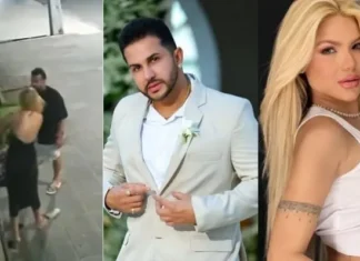 Imagens mostram ex-cunhado de Carlinhos Maia puxando e empurrando a namorada durante discussão