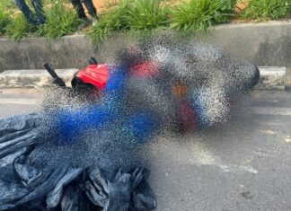 Motociclista morre após ser esmagado por carreta na Bola da Samsung; assista!