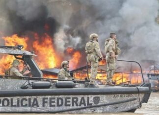 Operações da PF com órgãos federais causam prejuízo bilionário ao garimpo ilegal e reduzem desmatamento na Amazônia