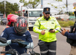 Fiscalização na Autaz Mirim aplica 107 multas e remove 23 veículos