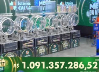 Mega da Virada sorteia prêmio histórico de R$ 1,09 bilhão e divulga dezenas