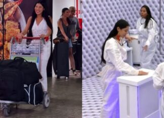 Rainha do Folclore do Garantido é recebida por fãs em Manaus após saída do BBB26