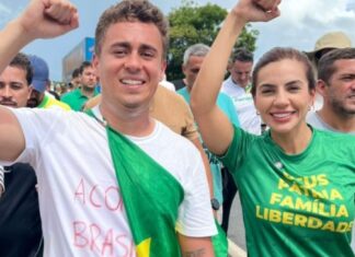 Débora Menezes vira alvo de críticas e chacotas após aderir à “Caminhada da Liberdade” com Nikolas Ferreira