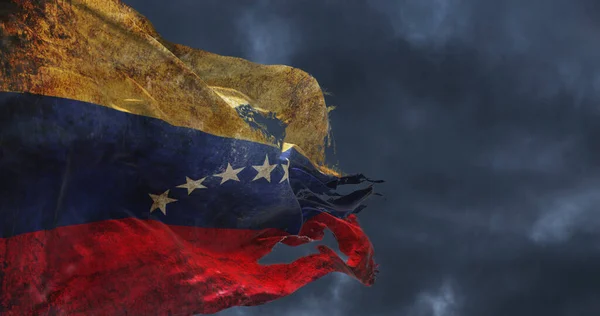 depositphotos_473673300-stock-photo-retro-torned-flag-venezuela-waving