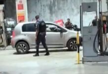 Reagindo a assalto, motorista de aplicativo é baleado no Centro da capital