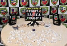 Polícia Militar do Amazonas apreende drogas e arma de fogo durante ação da Força Tática na zona leste da capital