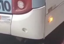 Homem é atropelado por ônibus após cair de coletivo em movimento no T4
