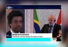 Em entrevista em Nova Déli, Lula rebate jornalista da Globo e interrompe pergunta