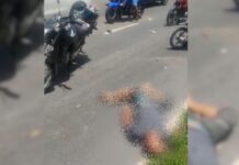 Homem supostamente embriagado causa acidente ao se lançar contra carros em Manaus