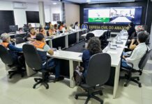 Defesa Civil do Amazonas une telecomunicações para prevenir e responder a cheias de 2026