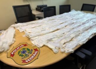 Cocaína líquida impregnada em edredons leva à prisão de dois suspeitos em agência dos Correios de Manaus