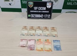 Suspeito de aplicar golpe com dinheiro falso é detido no Colônia Terra Nova