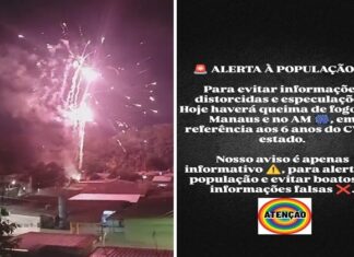 Facção “CV” promove foguetório em Manaus para celebrar 6 anos de domínio em áreas da cidade