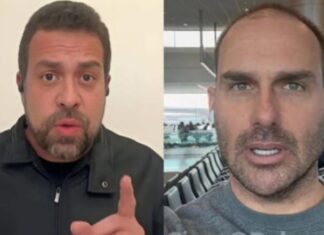 Guilherme Boulos quer a prisão imediata de Eduardo Bolsonaro