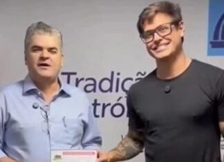 Recém-filiado ao MDB e pré-candidato a deputado federal, Dado Dolabella declara apoio a Flávio Bolsonaro