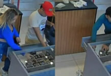 Grupo rouba produtos de alto valor e causa prejuízo de R$ 10 mil em loja na zona centro-sul