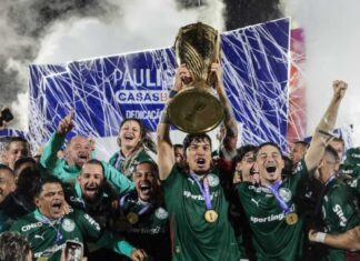 Com vitória sobre o Novorizontino, Palmeiras levanta o troféu do Paulista pela 27ª vez