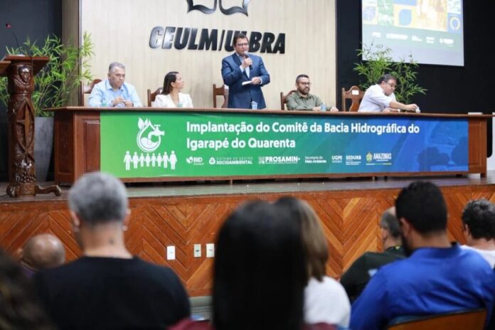Governo do Amazonas institui Comitê da Bacia do Igarapé do Quarenta para gestão hídrica