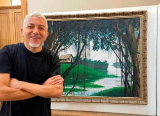 Exposição ‘Manaus: Arte e Memória da Amazônia’ reabre no Palácio da Justiça com obra inédita de Moacir Andrade