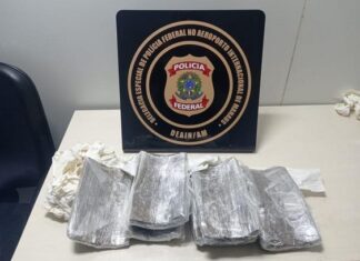 PF prende mulher com seis quilos de maconha no Aeroporto Internacional de Manaus