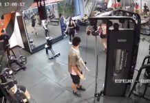 Jovem tem joelhos quebrados após equipamento ceder durante exercício