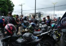 Motoristas de aplicativo paralisam Avenida das Torres contra PL 152