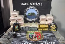 PMAM apreende 40 kg de droga e causa prejuízo de R$ 800 mil ao tráfico em Coari