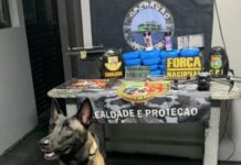 PM apreende 17,5 kg de entorpecentes ocultos em equipamentos durante operação em Coari