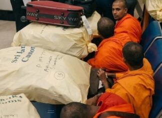 Monges budistas são detidos ao transportar 110 kg de maconha em malas