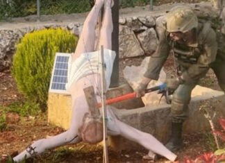 Militar israelense é acusado de destruir estátua de Jesus em aldeia no Líbano