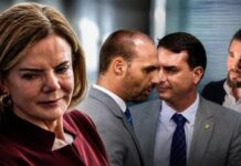 ‘Os Bolsonaros’ estavam se financiando com Vorcaro para dar golpe no Brasil”, afirma Gleisi