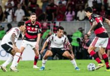Com gol de Pedro, Flamengo bate o Estudiantes e segue na briga pela melhor campanha do grupo