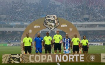 Paysandu vence o Nacional FC por 1 a 0 no jogo de ida da final da Copa Norte