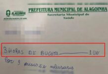 “3h de buceta”: Saúde apura suposta receita médica com conteúdo sexual