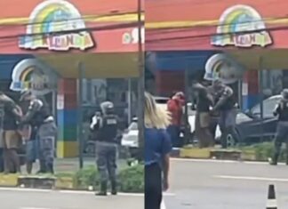 Perseguição termina em colisão e prisão de suspeito na Avenida Djalma Batista, em Manaus
