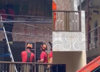 Trabalhador sofre choque elétrico durante instalação de enfeites da Copa em Manaus