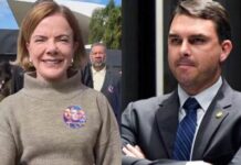 Gleisi Hoffmann perde ação contra Flávio Bolsonaro