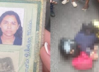 Mulher morre atropelada por ônibus após perder controle da moto em Manaus; assista!