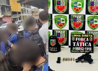 Confusão após desentendimento no trânsito acaba com tiros e armas apreendidas na Zona Norte