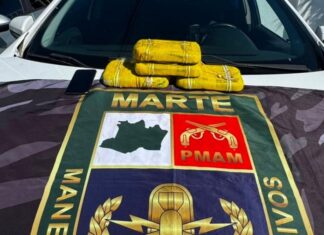 Suspeito tenta escapar da PM, mas acaba preso com 4 quilos de droga em Manaus